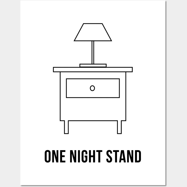 One Night Stand Wall Art by Printadorable